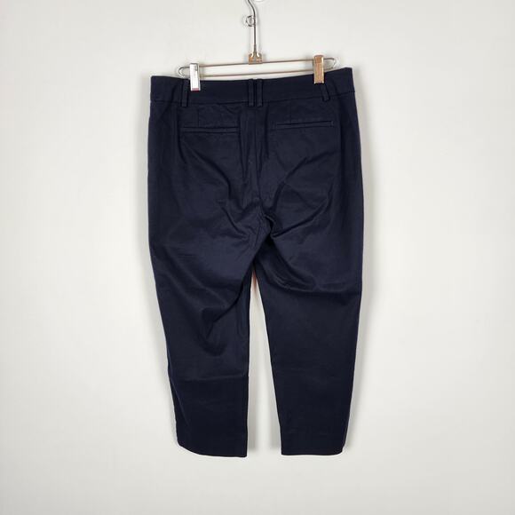 Talbots Perfect Crop Pants Size 6P Petites Blue Classic Fit Pockets Teacher Chic - Picture 3 of 11